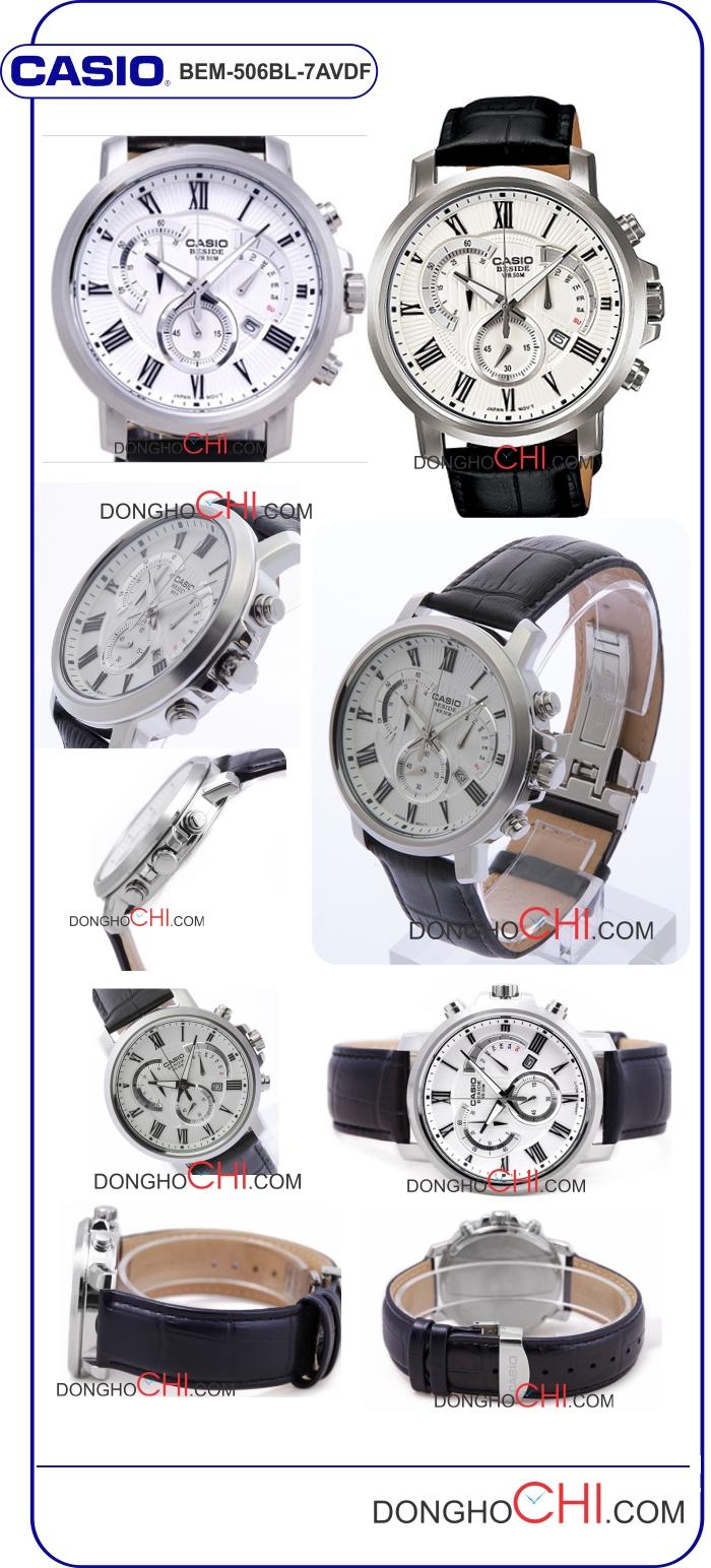 đồng hồ đeo tay nam casio BEM-506BL-7A tai tphcm